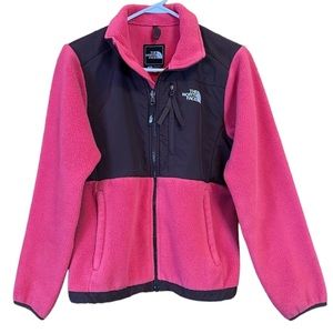 North Face Denali Jacket Fleece Zip Up Coral Small